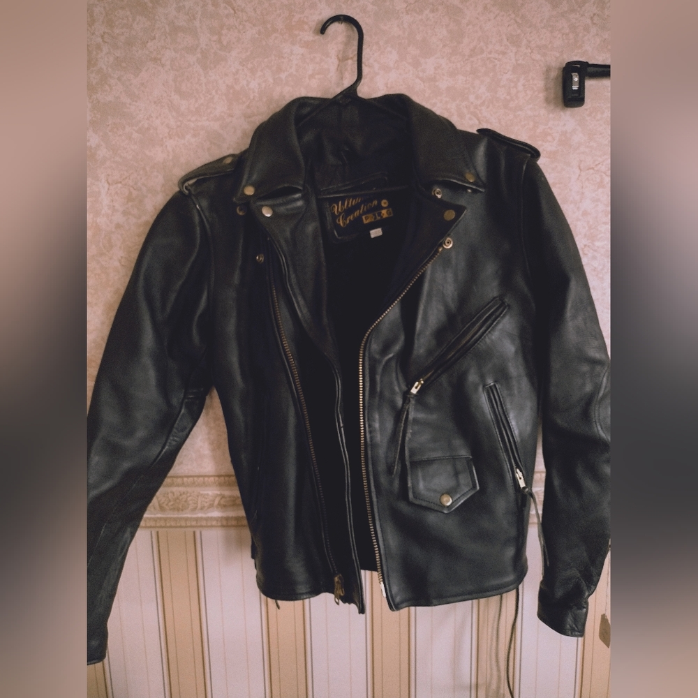 Ultimate creations by PLG Mens Biker Jacket size 40